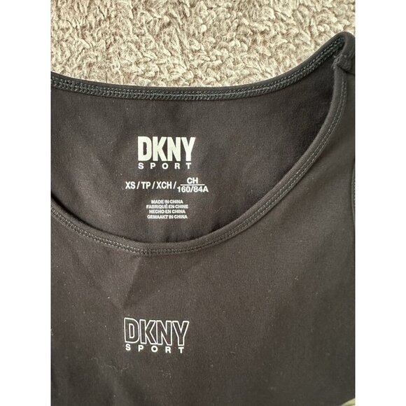 DKNY Women's Cropped Colorblock Logo Tank Size XS New - Picture 4 of 9